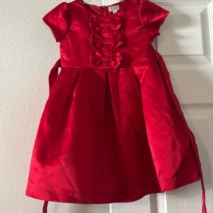 Toddler red dress